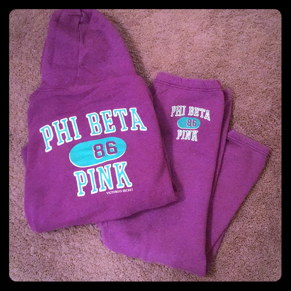 Victoria’s Secret pink sweatsuit
